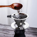 Coador com Filtro de Café Reutilizável em Aço Inox