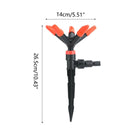 Aspersor de Gramado de Jardim Multimodo com Rotação 360°