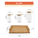 Kit Café 4 Peças Leve Essência