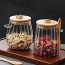 Duo Elegance – Potes de Vidro com Tampa Bambu