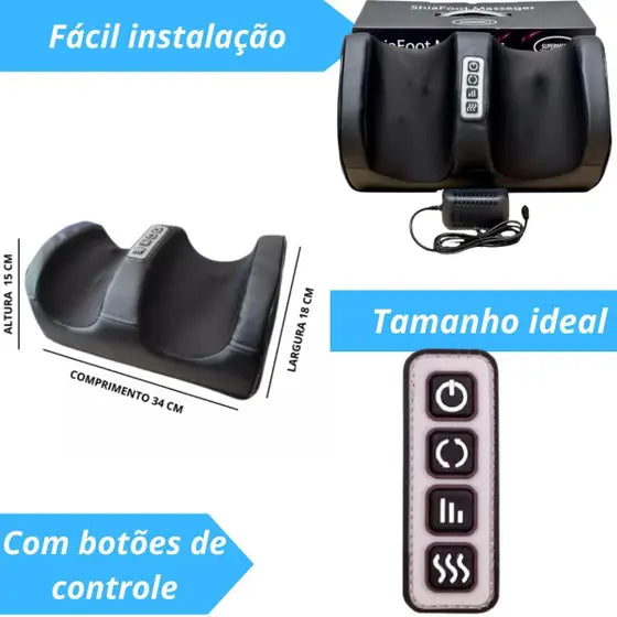 Massageador Elétrico de Pés Shiatsu
