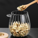 Duo Elegance – Potes de Vidro com Tampa Bambu