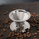 Coador com Filtro de Café Reutilizável em Aço Inox