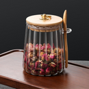 Duo Elegance – Potes de Vidro com Tampa Bambu