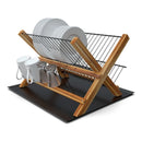 Escorredor de Louças Retrô | Madeira Teca + Compacto 2 em 1