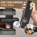 Moedor e Triturador de Temperos Elétrico para Sal e Pimenta