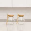 Kit Ritual do Chá | 1 Bule + 4 Xícaras + 2 Potes Herméticos + Brinde: Colher Medidora