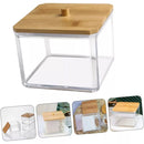 Organizador Acrílico com Tampa Bambu