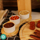 Kit 3 Ramequins com Tábua – Leve Essência