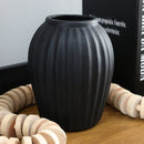 Vaso Canelado em Cerâmica