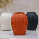 Vaso Canelado em Cerâmica