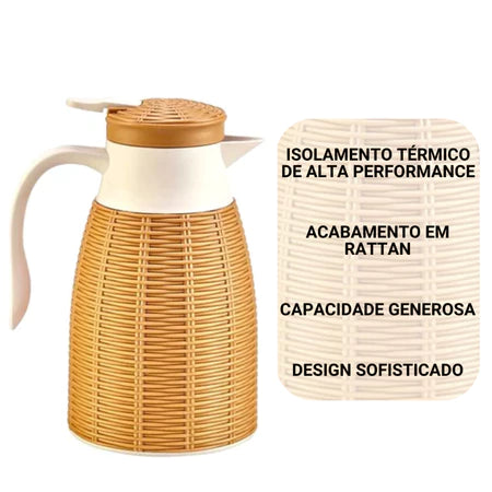 Garrafa Térmica Rústica 1L | Leve Essência