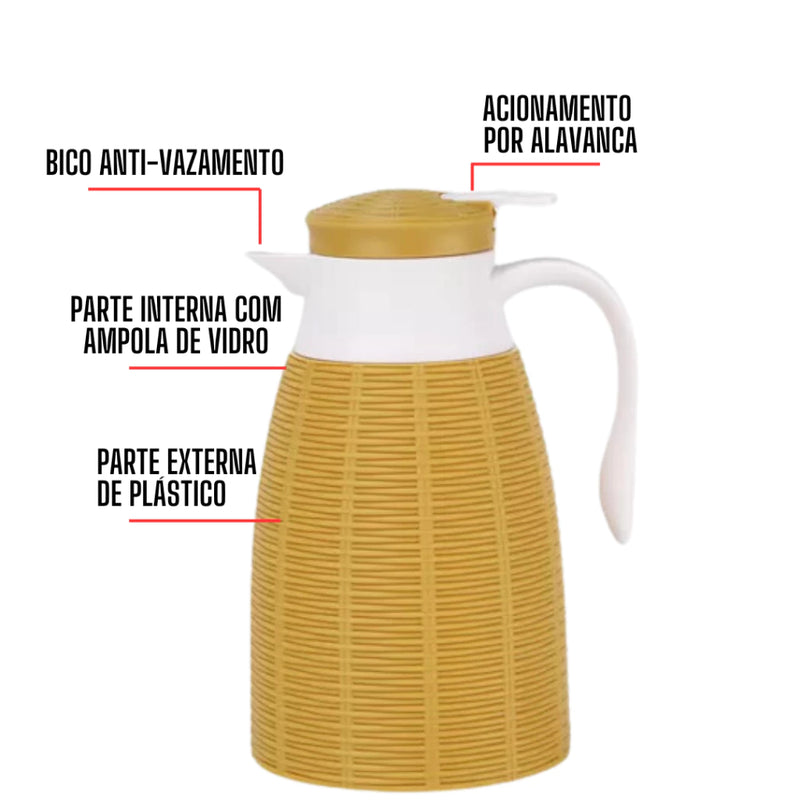 Garrafa Térmica Rústica 1L | Leve Essência