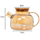 Chaleira de Vidro Âmbar com Infusor – 1 Litro