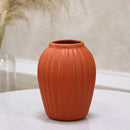 Vaso Canelado em Cerâmica