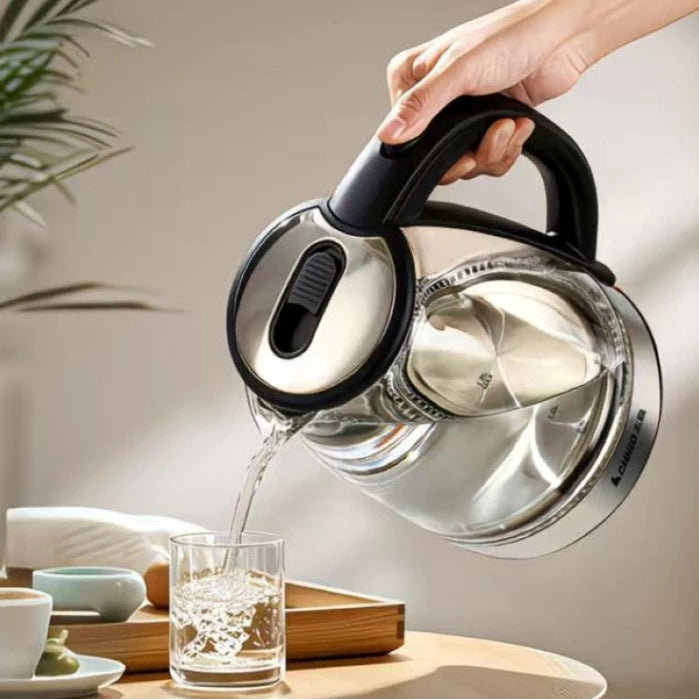 Chaleira Elétrica de Vidro Moderna