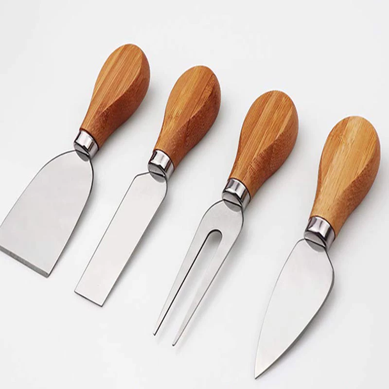 Kit 5 Peças | Tábua de Queijos com 4 Espátulas - Leve Essência