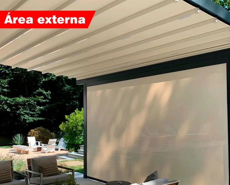 Toldo de Sombreamento 90% Cor Areia
