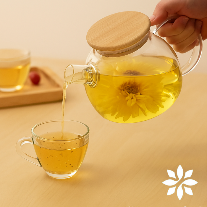 Chaleira  em Vidro Borossilicato Essence