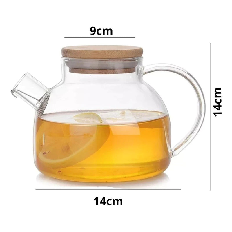 Chaleira  em Vidro Borossilicato Essence