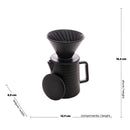 Bule de Cerâmica Preto 600ml