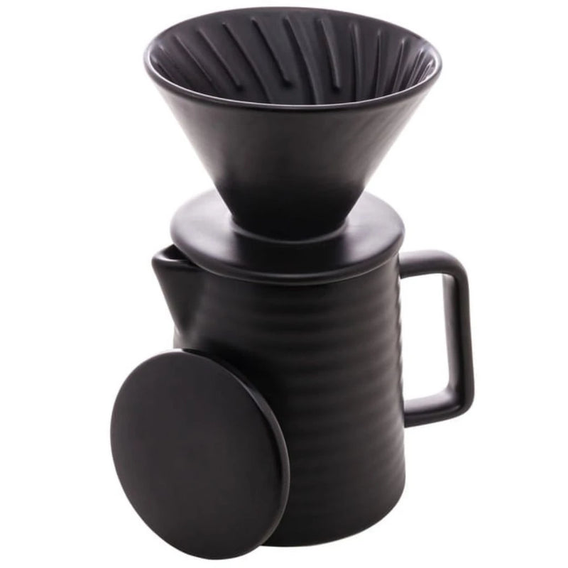 Bule de Cerâmica Preto 600ml