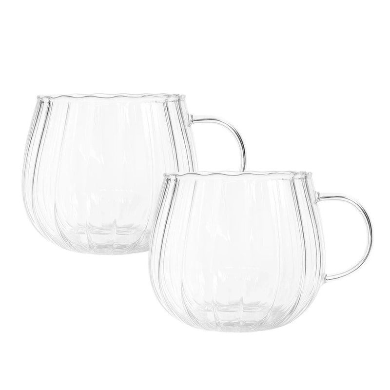 Kit 2 Canecas Caneladas 400ml